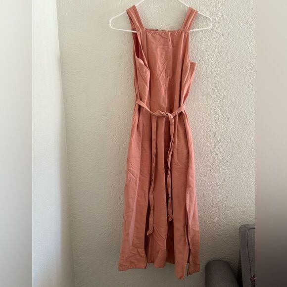 Madewell Peach Sleeveless Maxi Dress - Picture 6 of 8